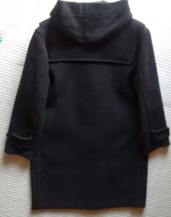 Abrigo de lana Uniqlo negro (L) 95 % lana