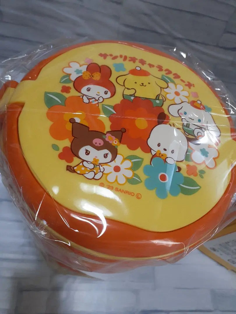 New Sanrio Characters Retro Flower 3 Tier Picnic Lunch Box