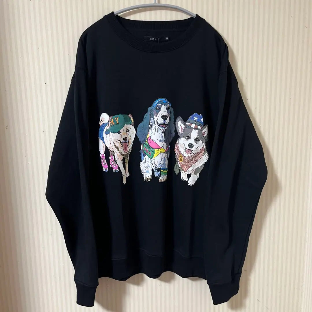 CORISCO Dog Dog Animal Print Sweatshirt 4L