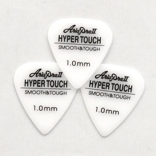 New Aria Guitar Pick Set of 3 STD White 1.0mm Polyacetal