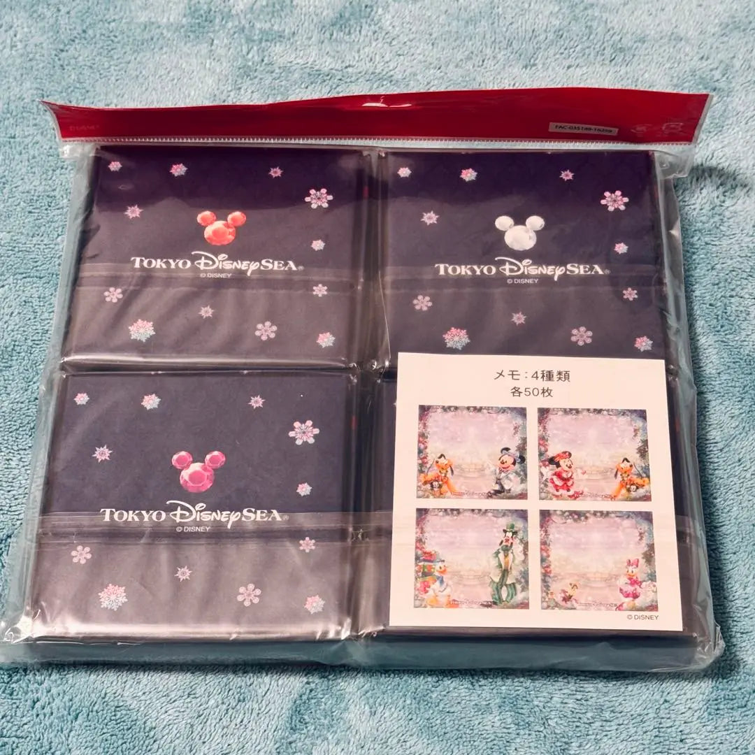 [15th Anniversary Limited] Tokyo DisneySea 2016 Christmas Notepad 50 sheets individually wrapped