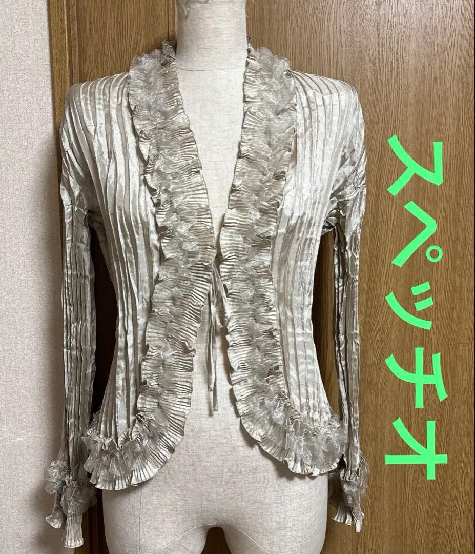 SPECCHIO Pleated Cardigan Lace Formal 40