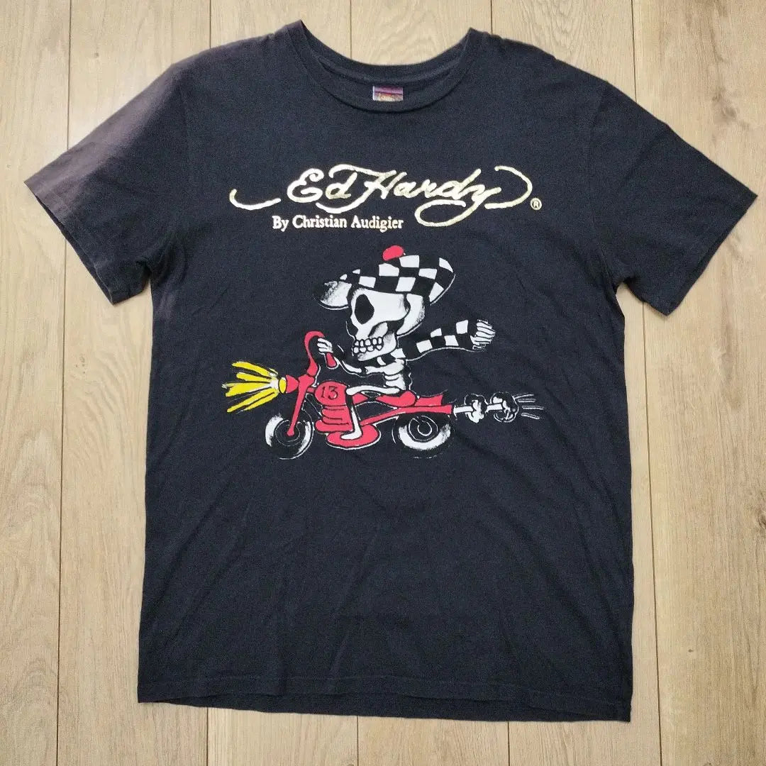 US Used Clothing 3 T-Shirt Ed Hardy Made in America M Black