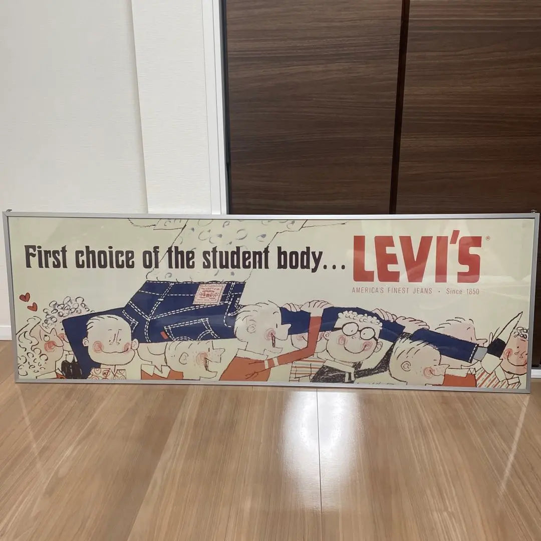 Super rare Levi's 60s promotional vintage poster