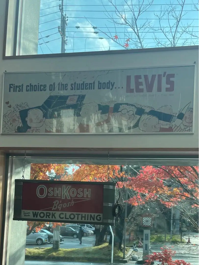 Super rare Levi's 60s promotional vintage poster