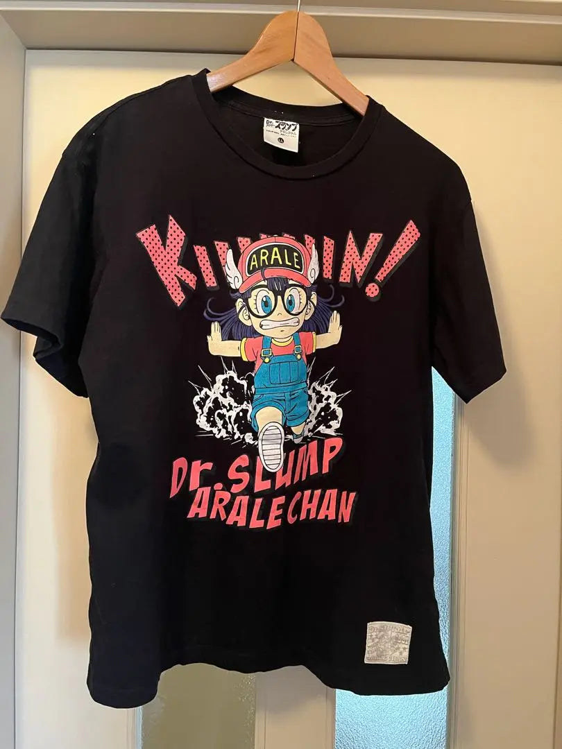 Doctor Slamp Arale -chan T -shirt LL Size Black