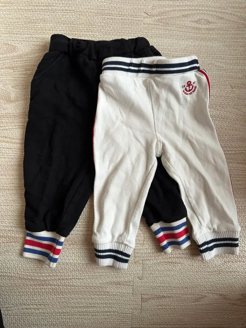 Conjunto de 2 piezas de pantalón de chándal para bebé | ベビースウェットパンツ 2枚セット