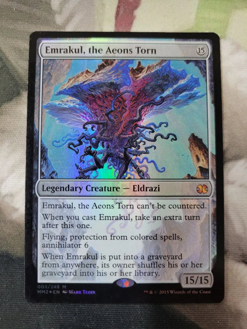 The Torn Eternal, Emrakul English version foil