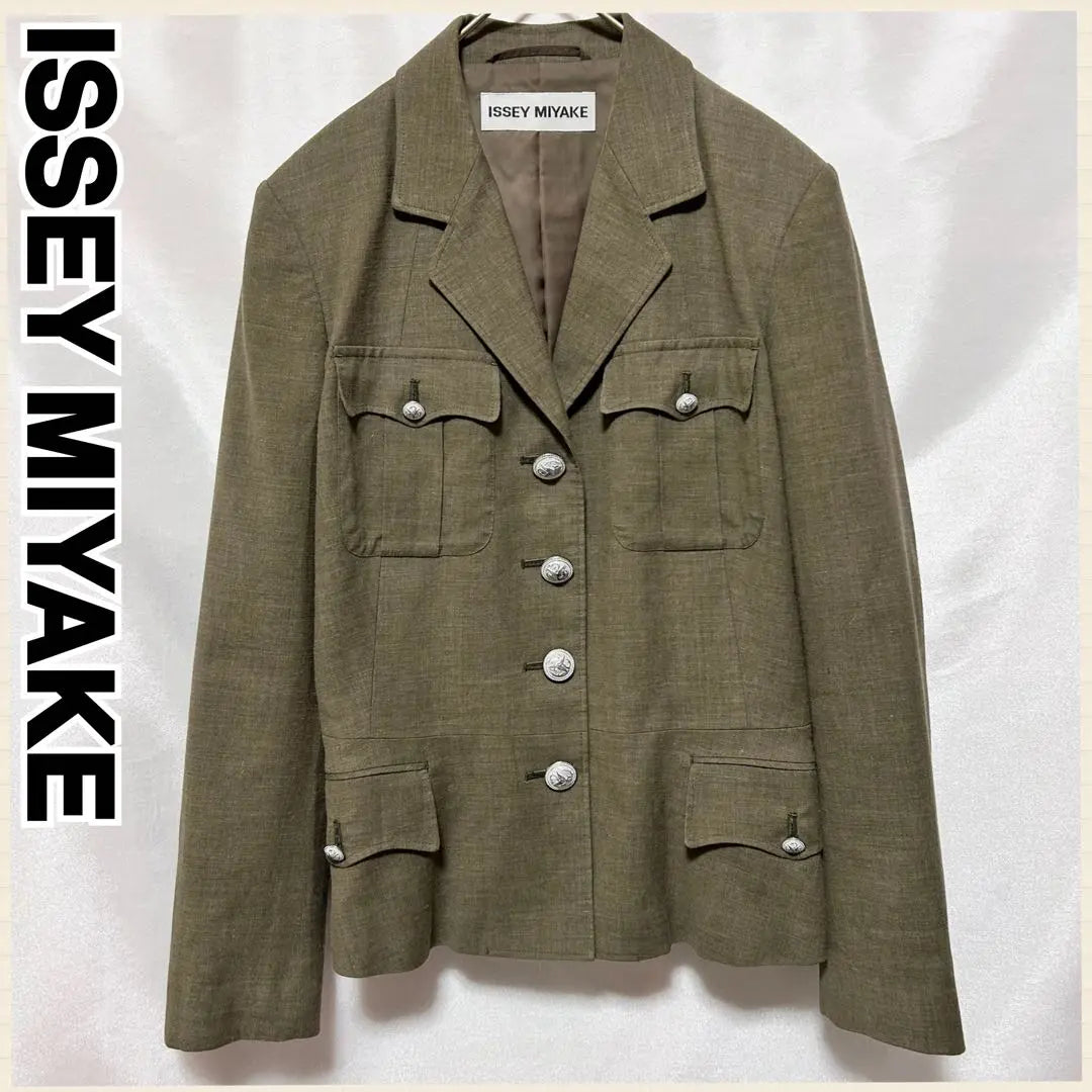 Chaqueta Issey Miyake en excelente estado, chaqueta fina de corte entallado para primavera