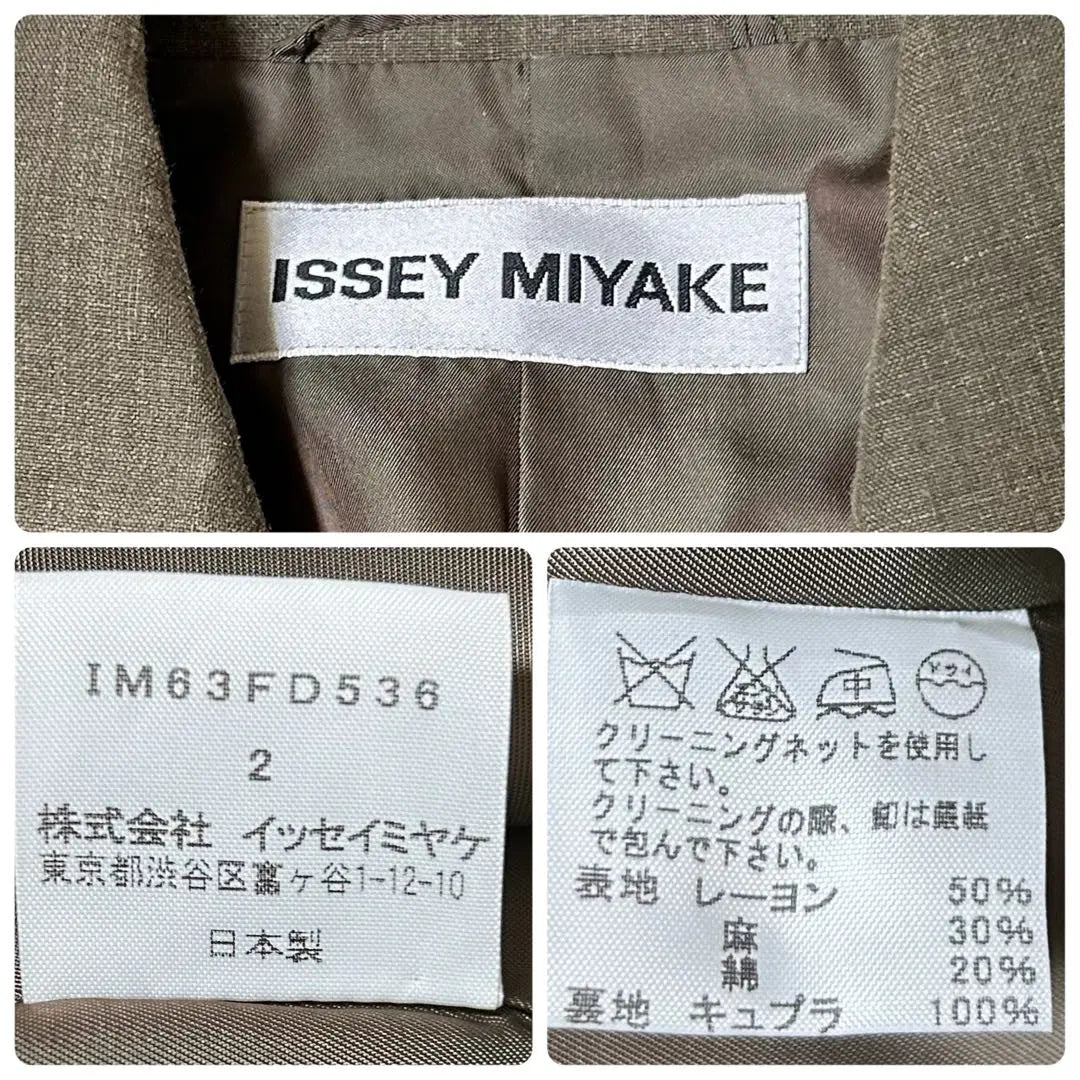 Chaqueta Issey Miyake en excelente estado, chaqueta fina de corte entallado para primavera