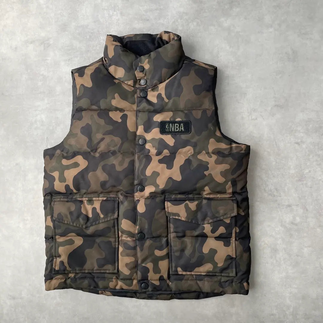 11631 NBA Duck Pattern Camouflage Pattern Down Vest