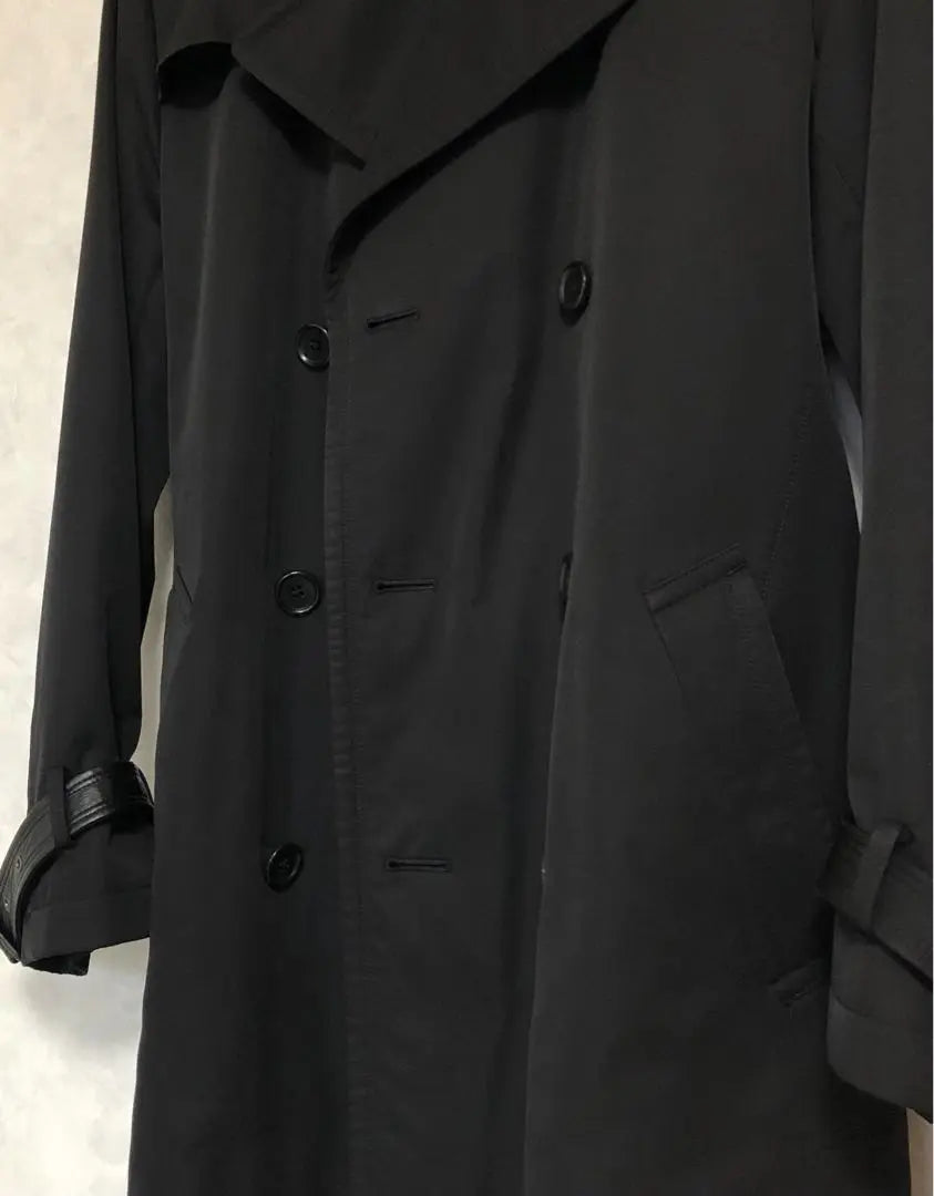 Mr.JUNKO Trench Coat Black Jacket Outerwear