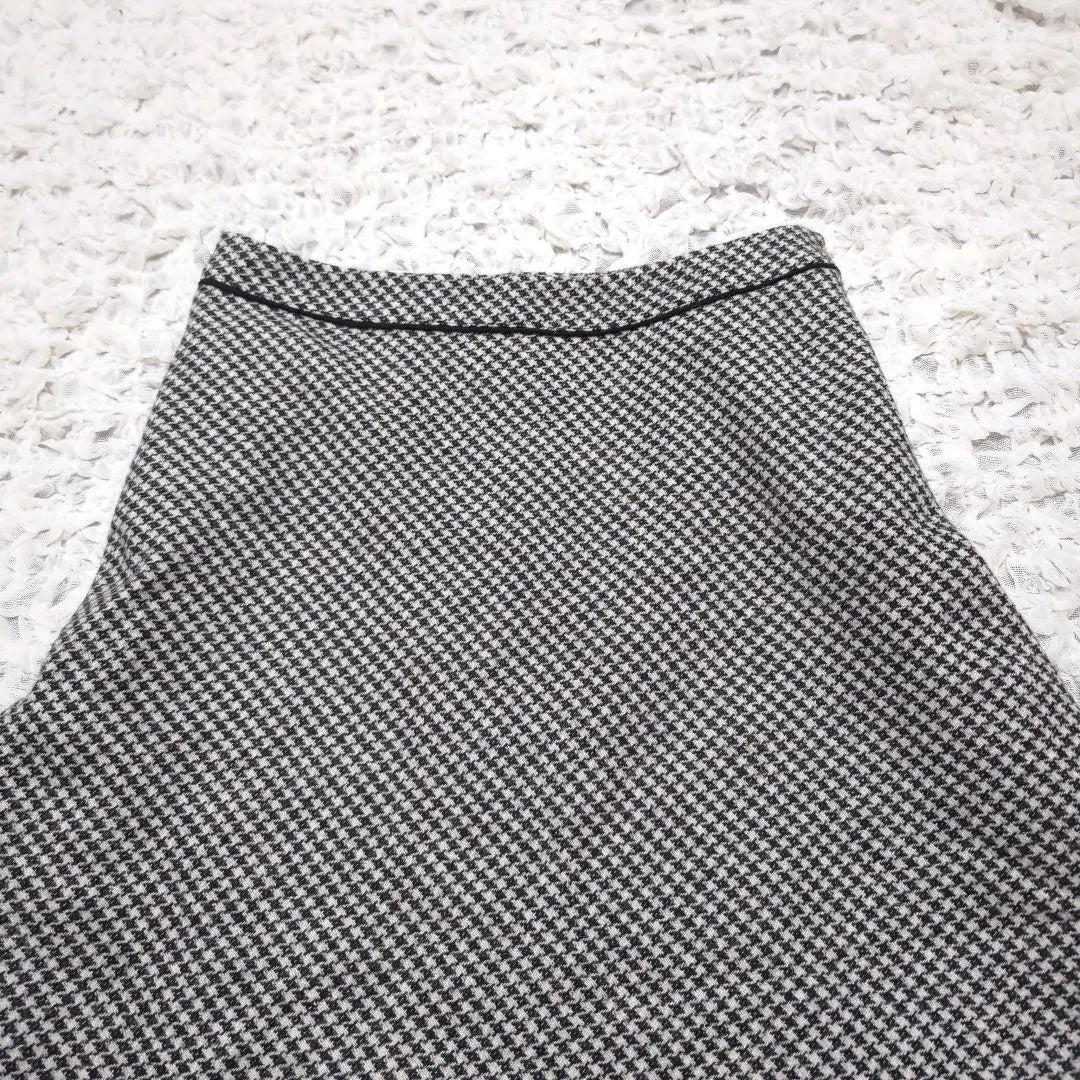 J.PRESS Chidori Tweed Flare Skirt Size 9 J.PRESS