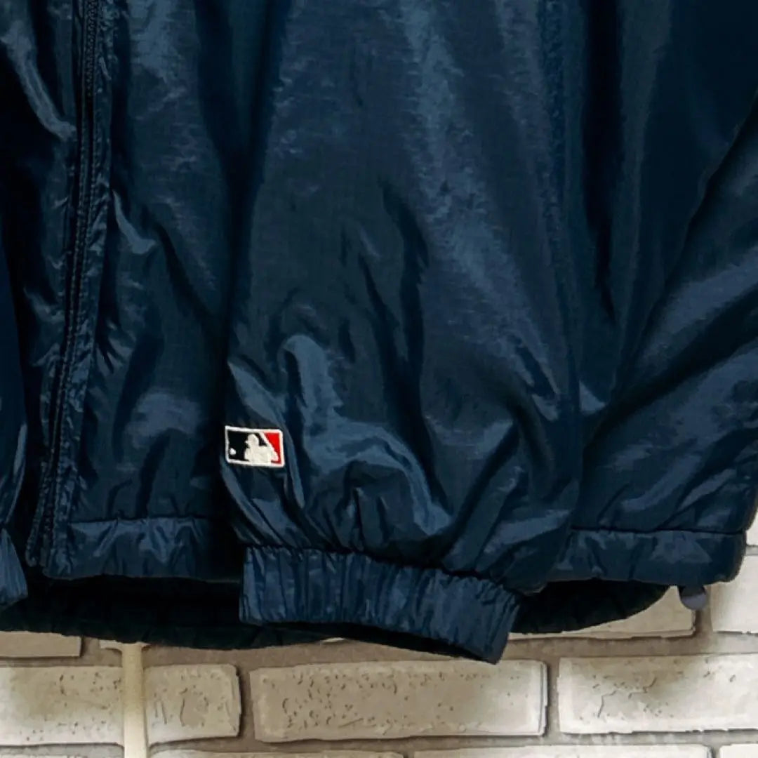 MLB☆NY Yankees Quilted Jacket Big Logo XL Navy