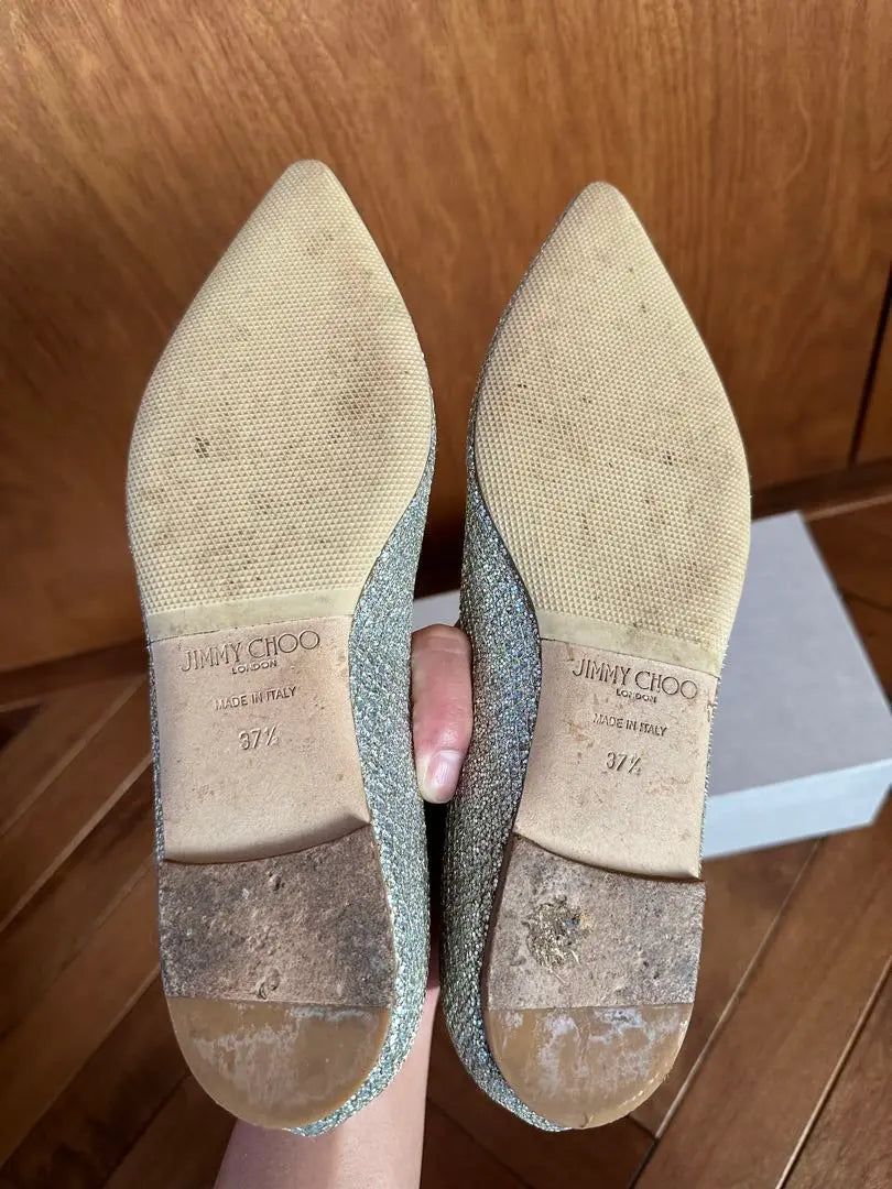 JIMMY CHOO ROMY FLAT 24.5cm Jimmy Choo