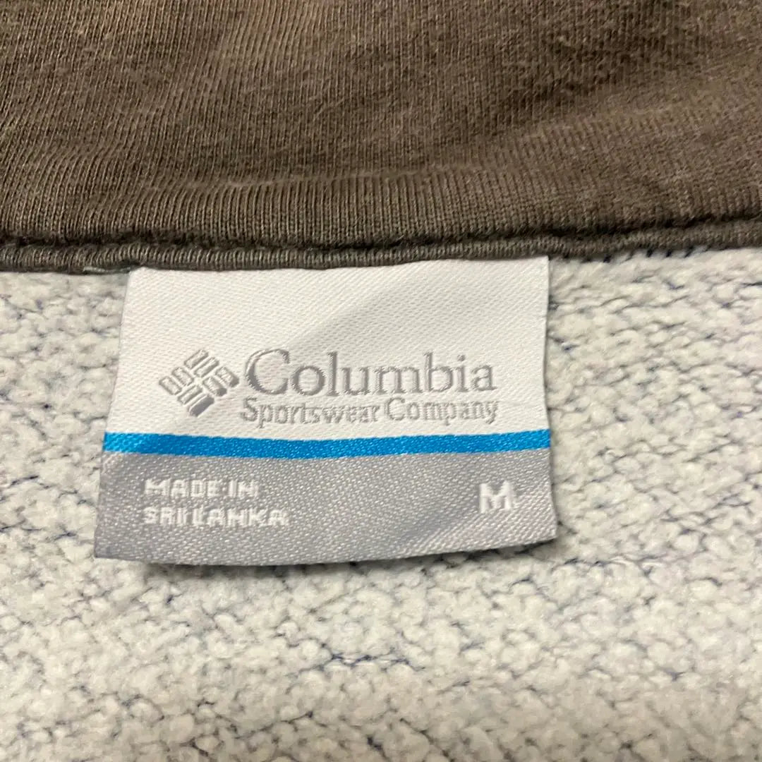 ●F562 [Importación de EE. UU.] Sudadera Columbia con media cremallera azul para hombre [M]