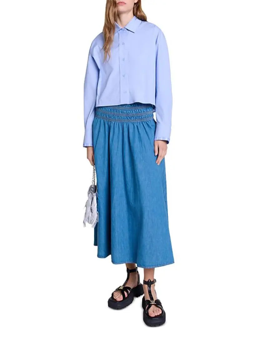 ❤️Popular new item new maje long skirt