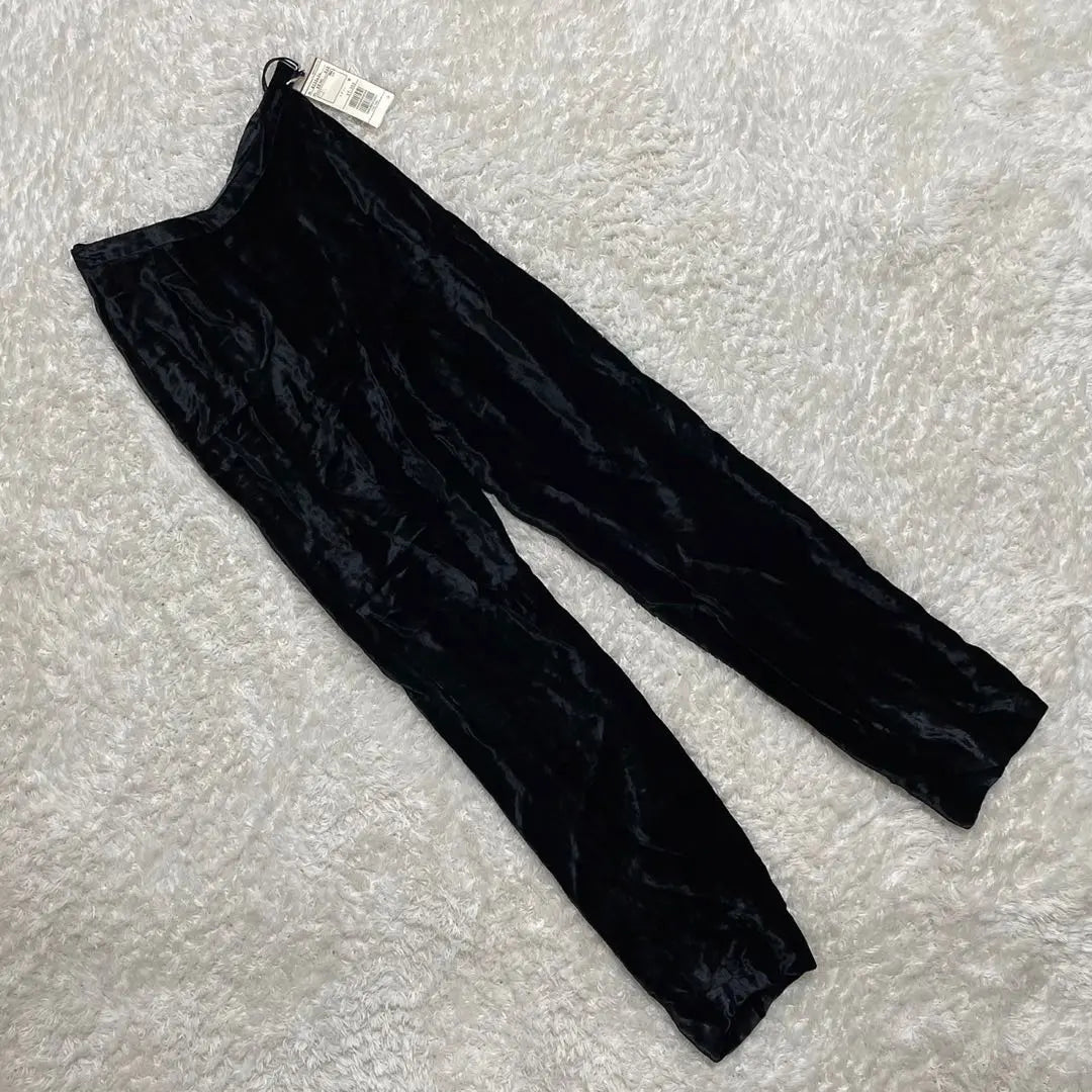 [New tag included] PHILOSOPHY Philosophy Velour Pants Black Size 38