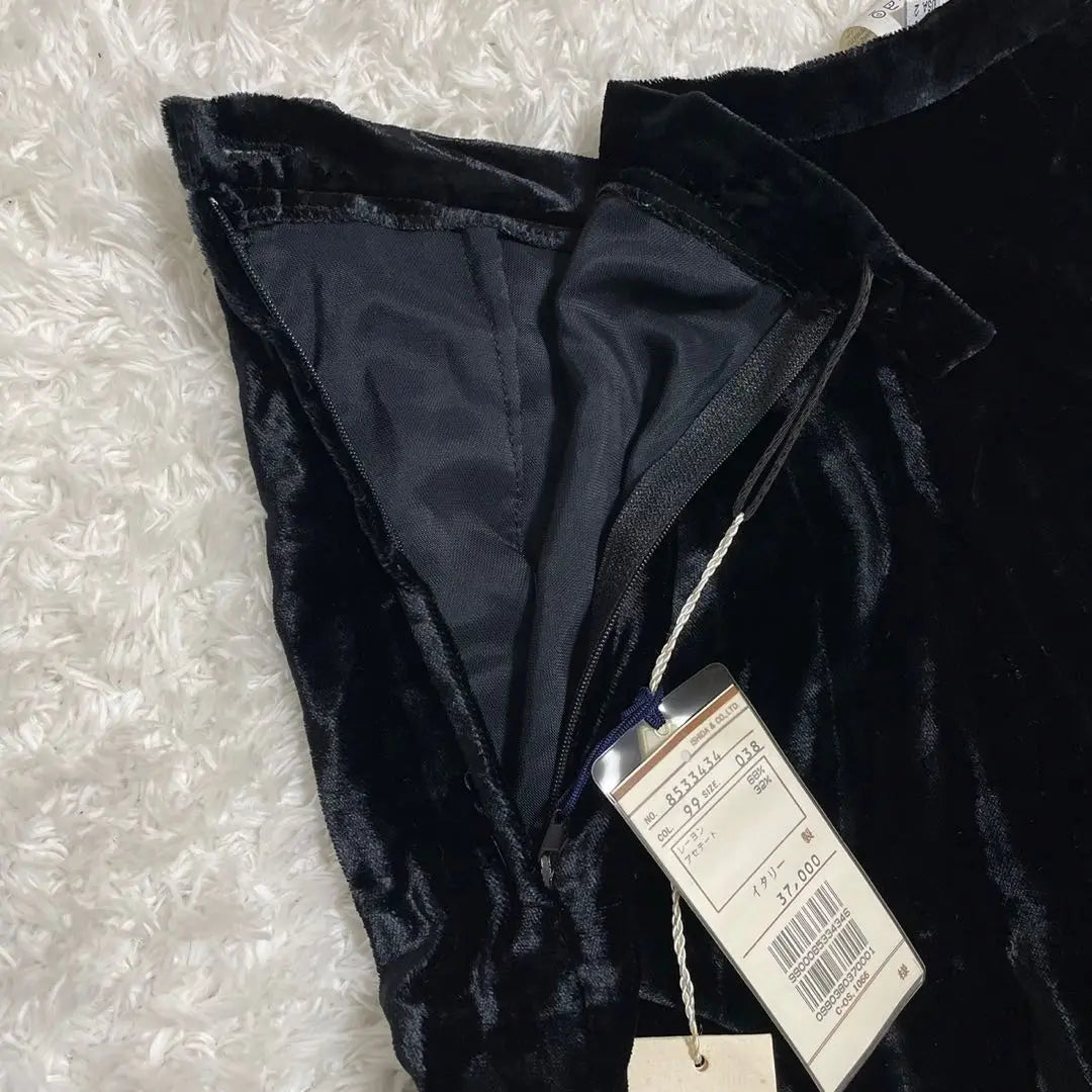 [New tag included] PHILOSOPHY Philosophy Velour Pants Black Size 38