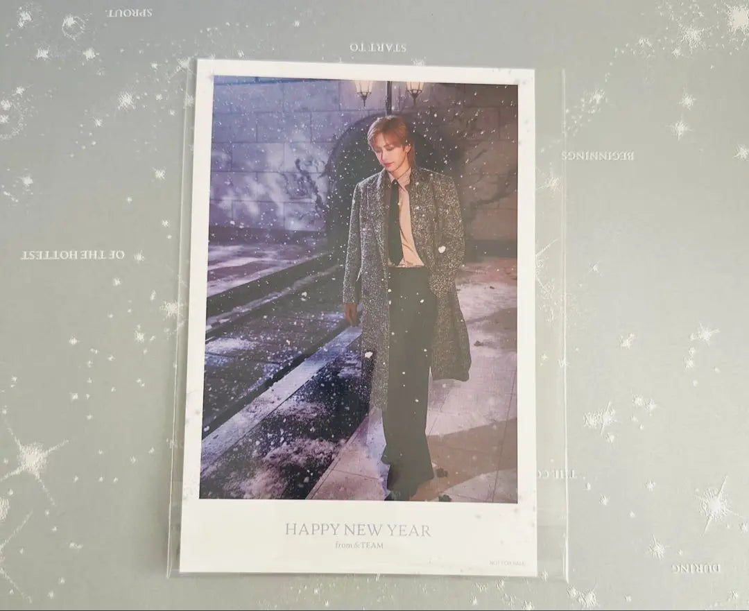 &TEAM Snow Light Delivery Partner Postcard Off-Event Tokyo Fuuma FUMA