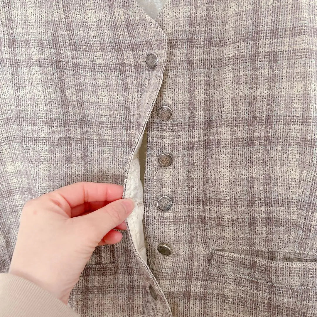 Artículo único ❣️ Chaleco de cuadros Woolrick Ropa vintage vintage