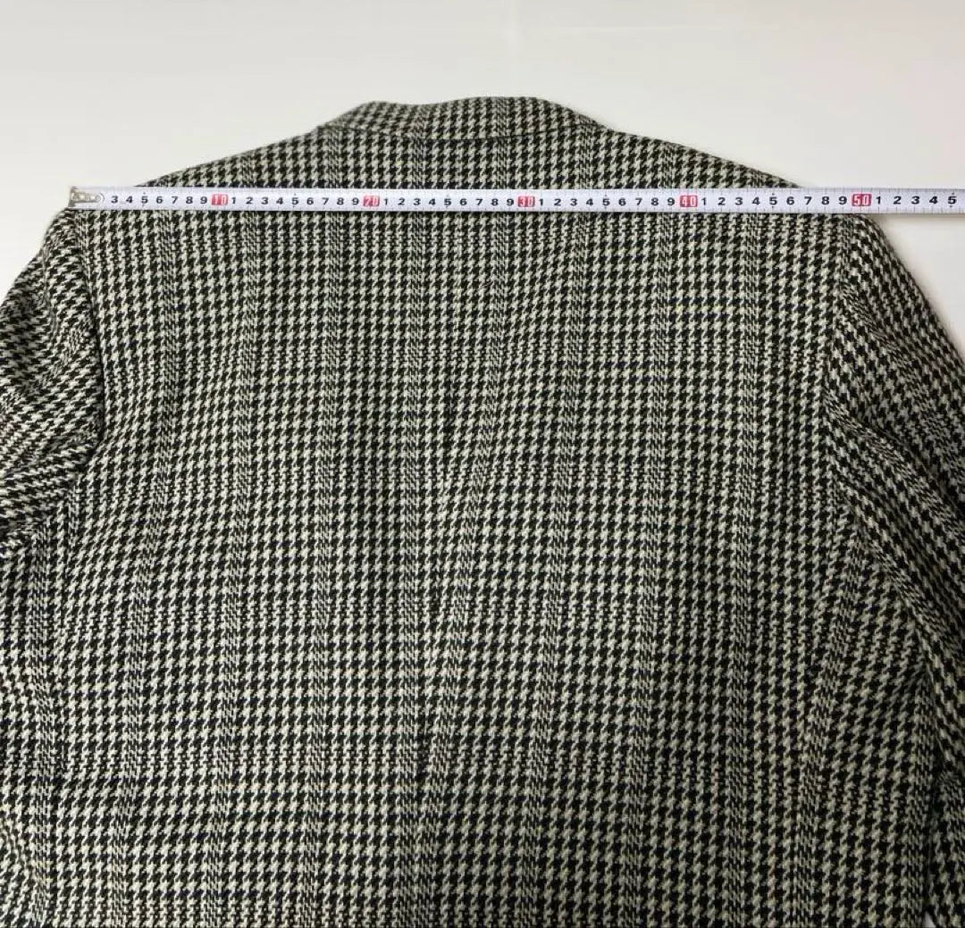 MARIO VALENTINO Check pattern wool jacket