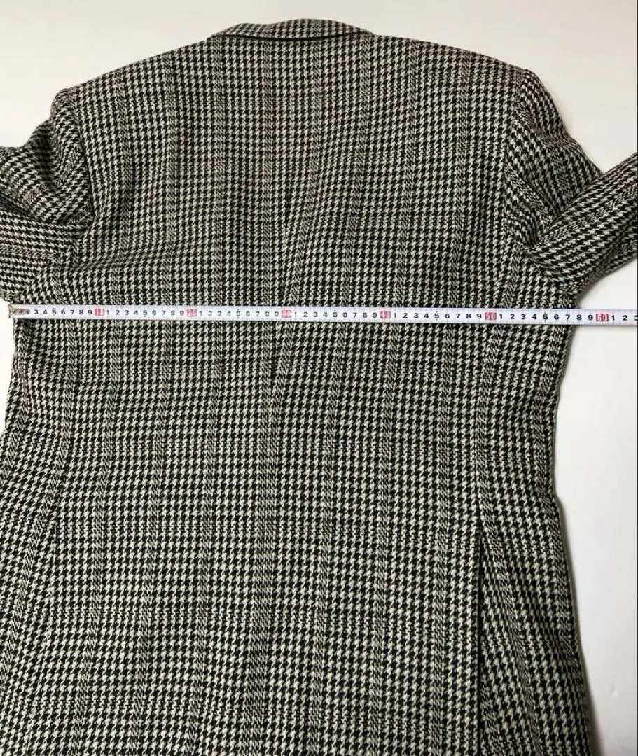 MARIO VALENTINO Check pattern wool jacket