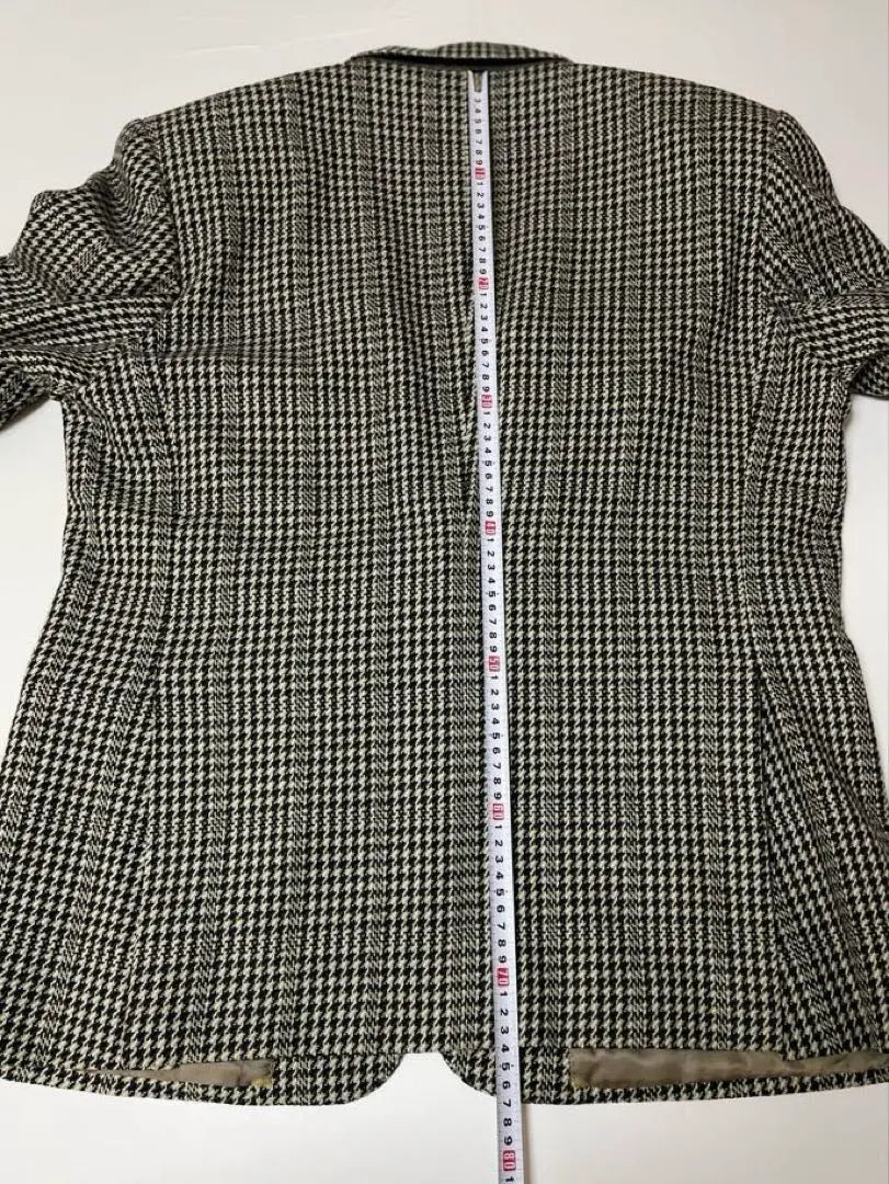 MARIO VALENTINO Check pattern wool jacket