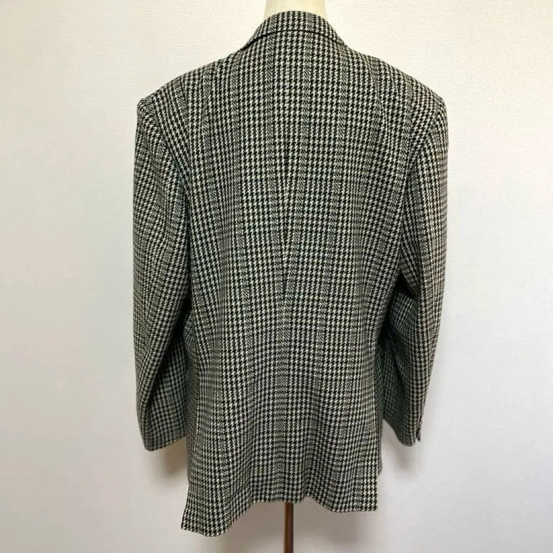 MARIO VALENTINO Check pattern wool jacket