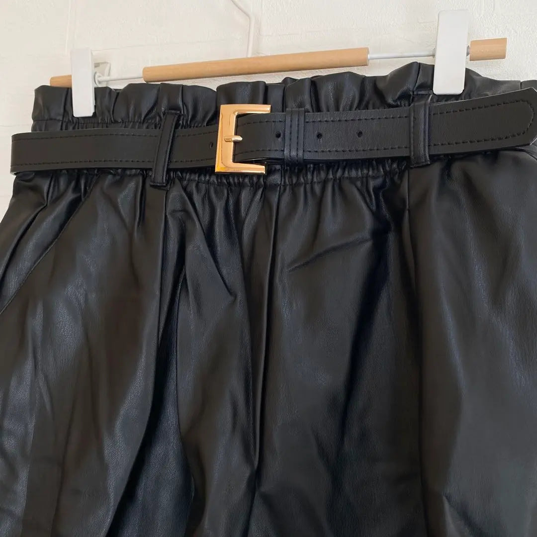 [Zara] Shorts with waist belt, casual, Korean women's, simple