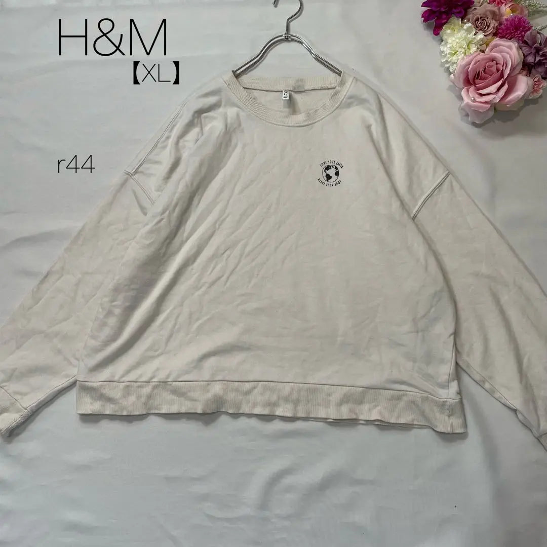 H&M [XL] Sweatshirt Pullover One-point Rough Women