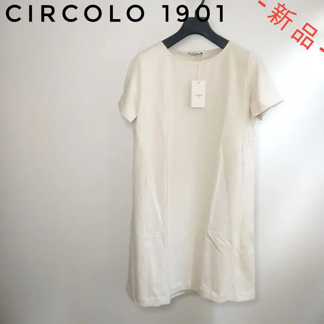 [Price destruction only for one item!! ️】Chilcoro Stretch Cotton Short Sleeve Dress 44 | 【1点限りの価格破壊‼️】チルコロ ストレッチコットン半袖ワンピース 44