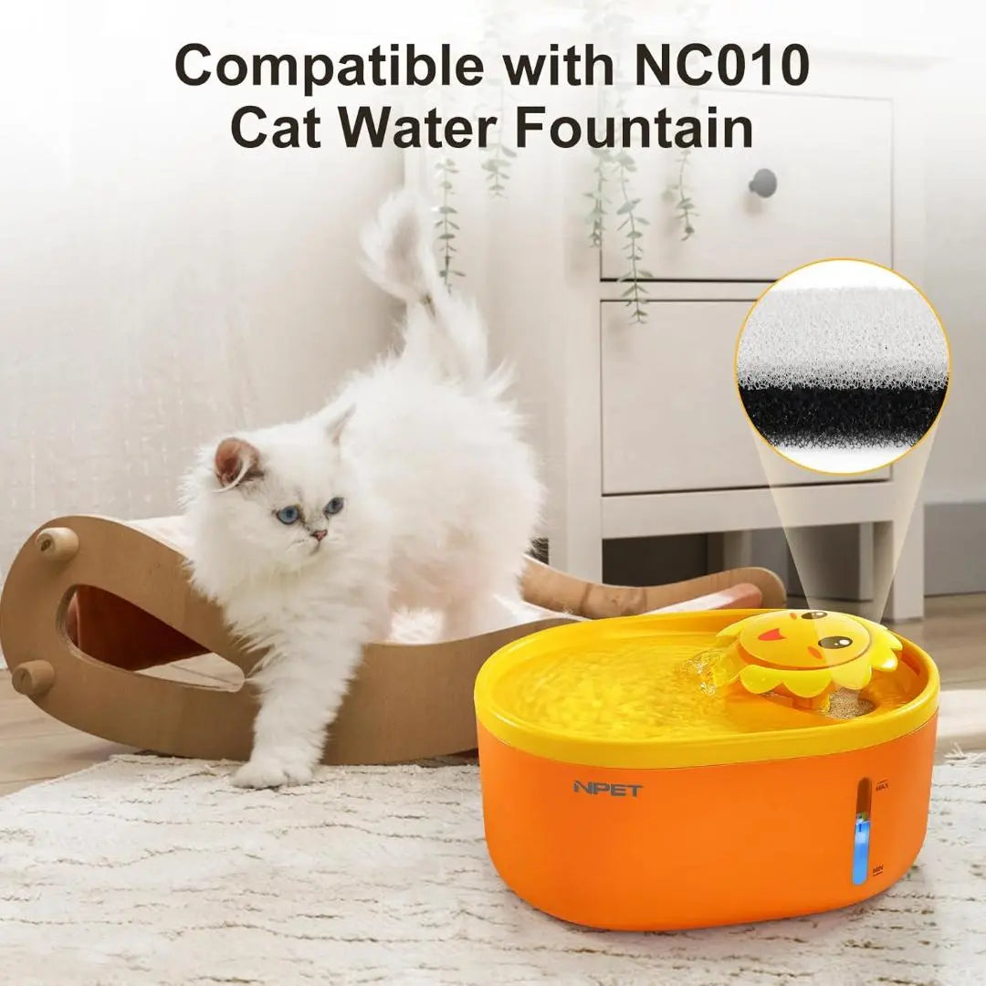 Catwater Fountain Filter Replacement NC010 4pcs