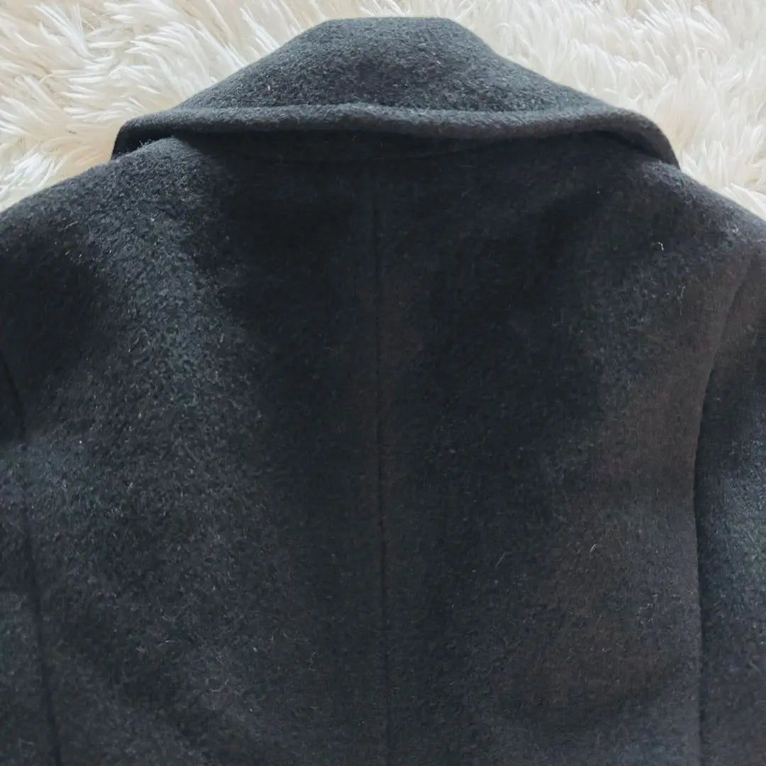 [Elegant] Vickey Couture Angora Wool Long Coat Black