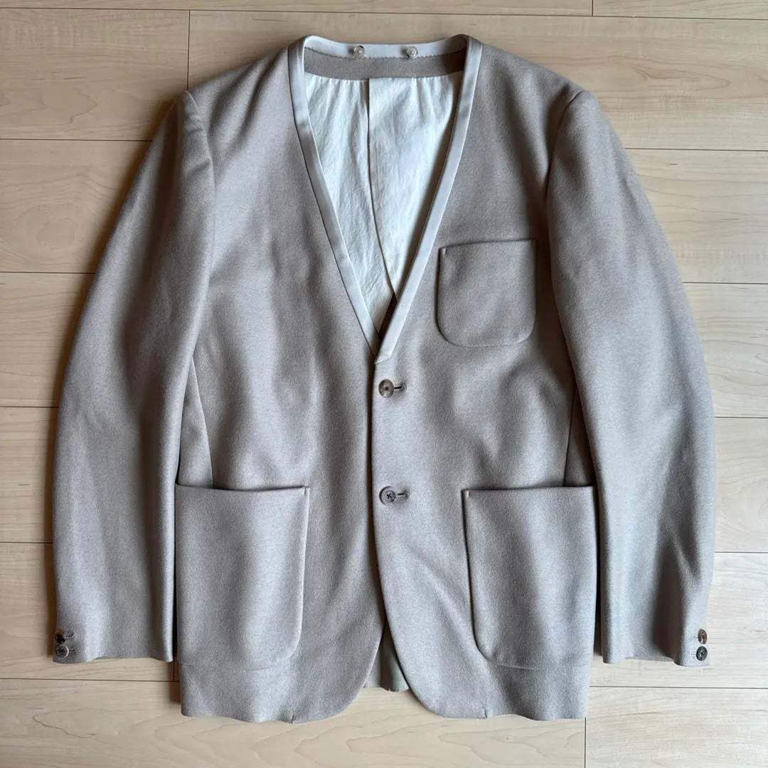 08SIRCUS detachable collar tailored jacket