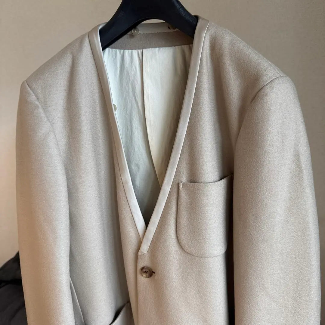 08SIRCUS detachable collar tailored jacket