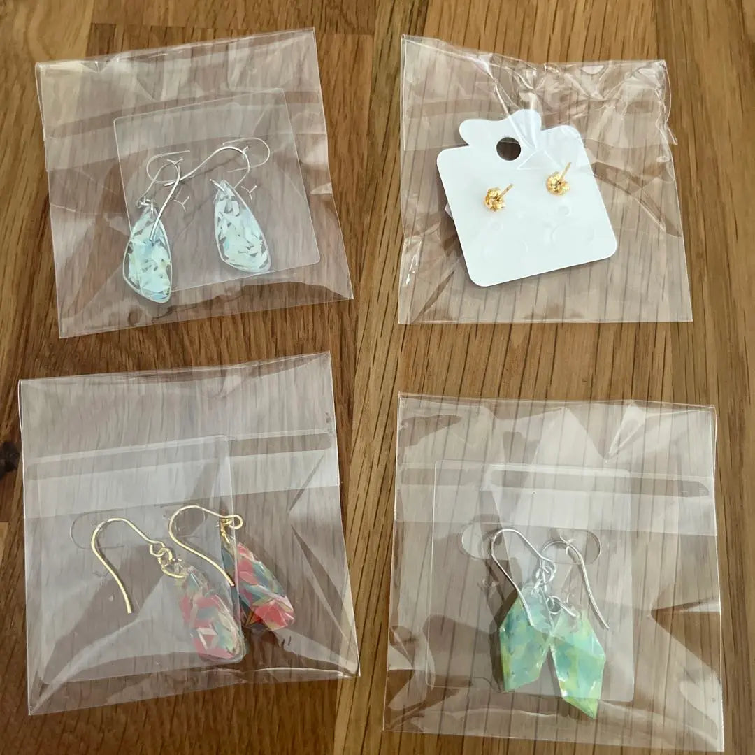 Handmade earrings, bulk sale, 4-piece set