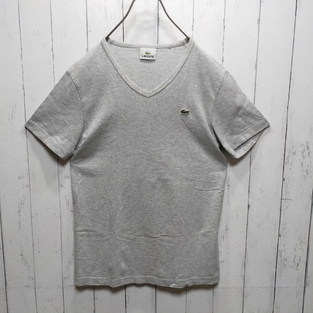 【LACOSTE】 Onepoint V-neck Tee　D1849