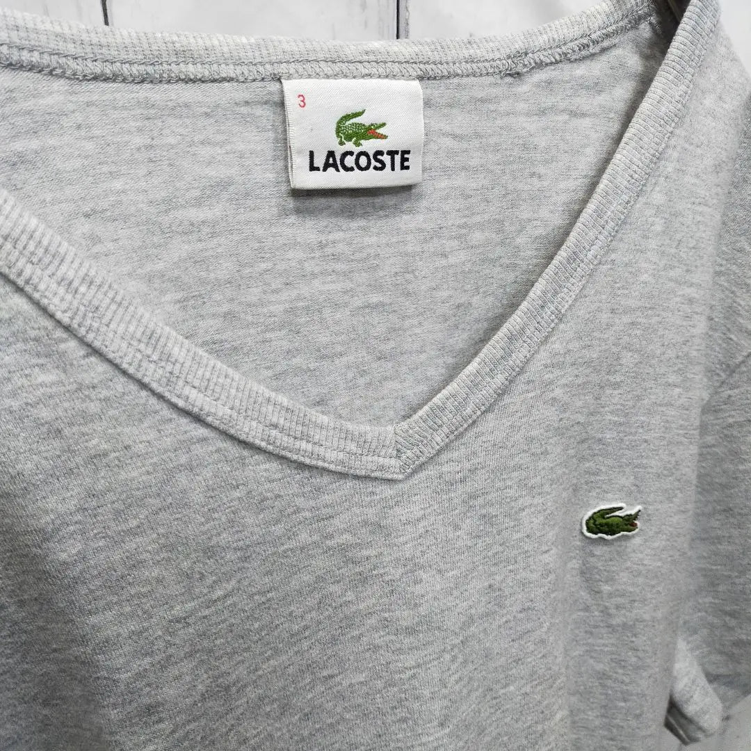 【LACOSTE】Camiseta de cuello en V Onepoint D1849