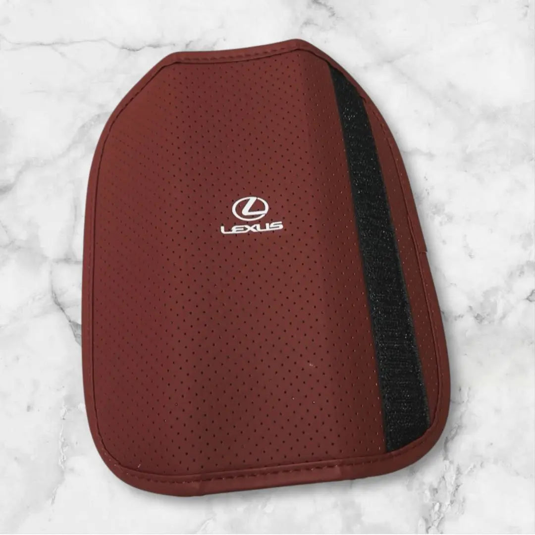 Funda para cinturón de seguridad Lexus con doble cinturón de seguridad en color rojo