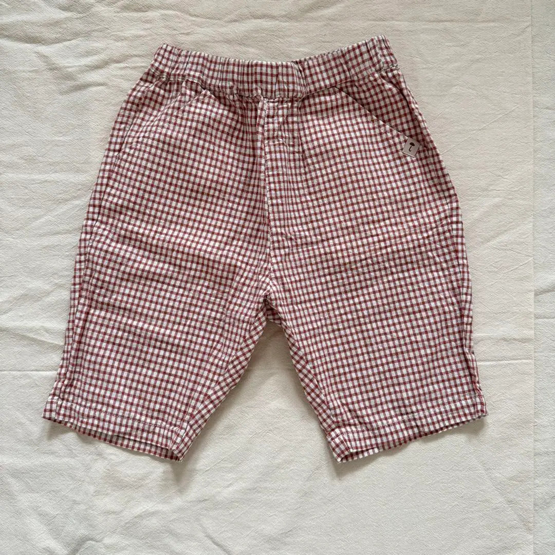 Moimorn Pants 100 (95) Check pattern