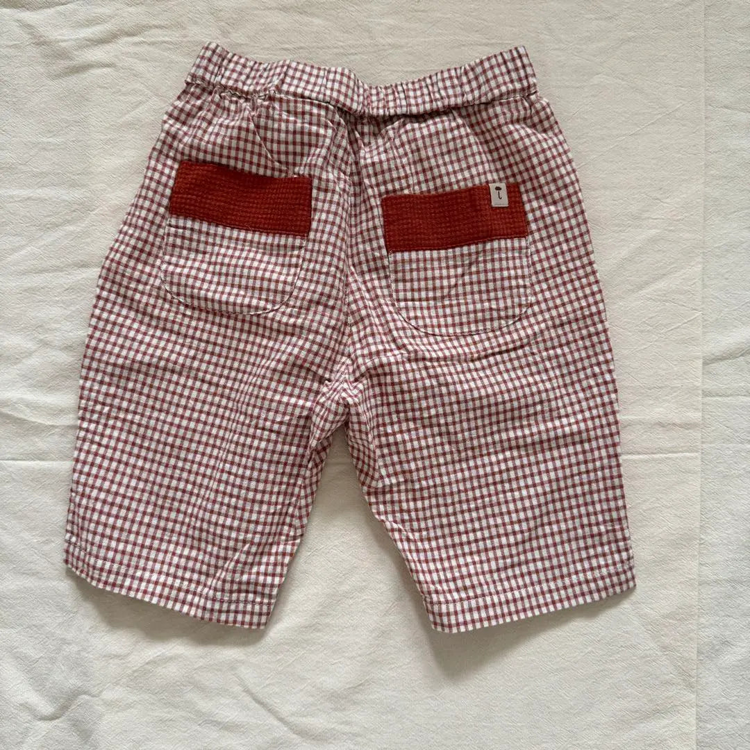 Moimorn Pants 100 (95) Check pattern