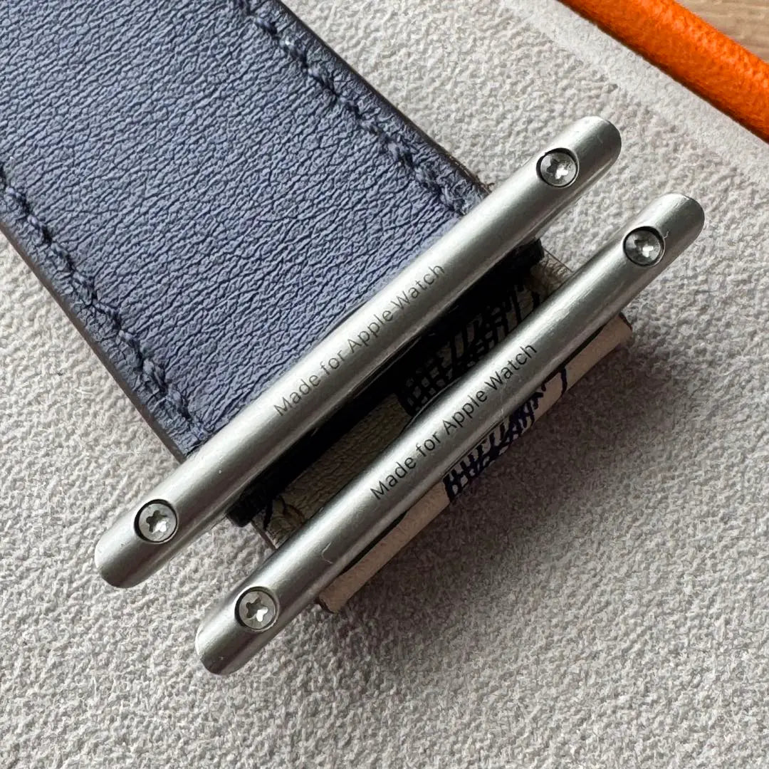 2296 Apple Watch Hermes Patrón de cuerda azul HERMES