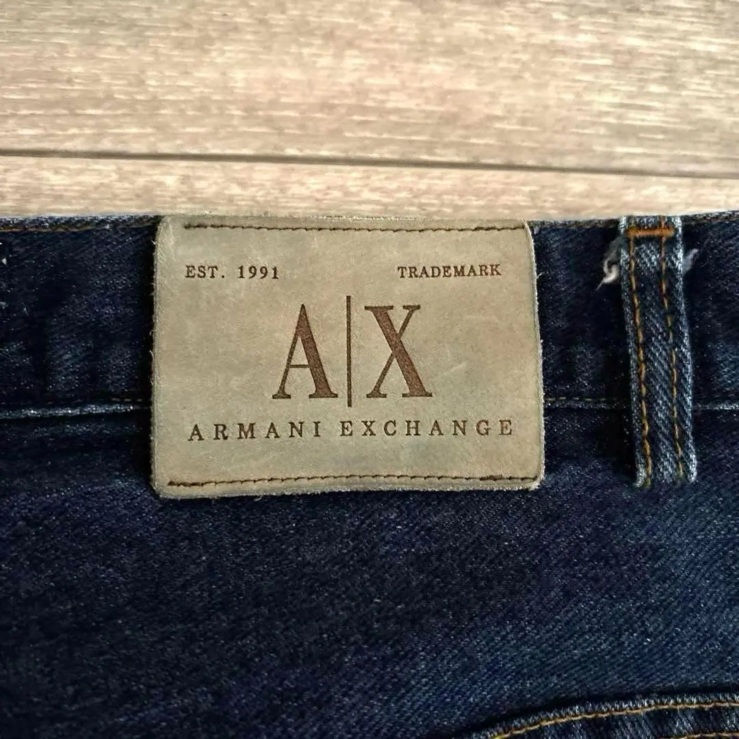 Vintage Armani Exchange Dark Blue Custom Jeans Denim M