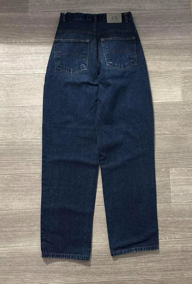 Vintage Armani Exchange Dark Blue Custom Jeans Denim M