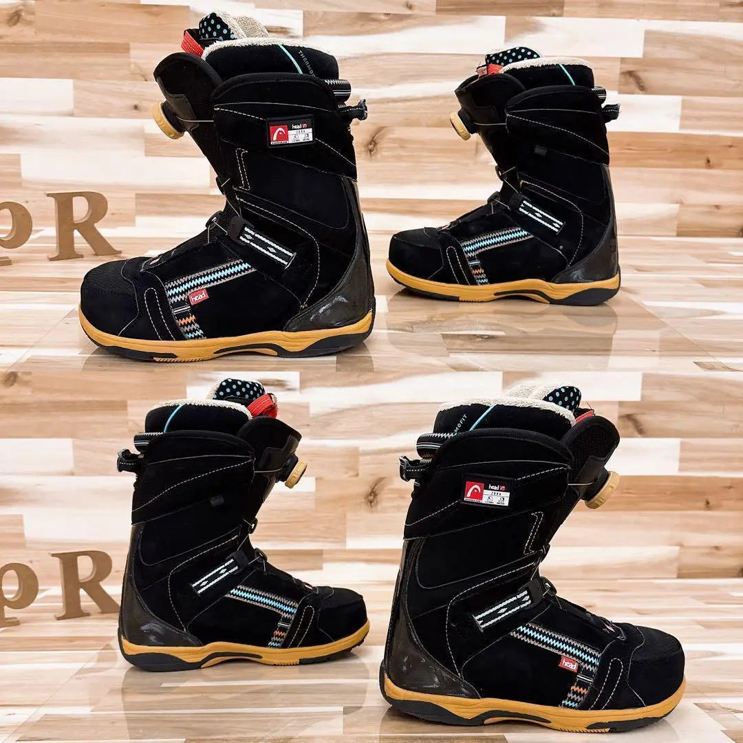 [Head] Botas de snowboard HEAD ZORA 23.0 Negro x Verde