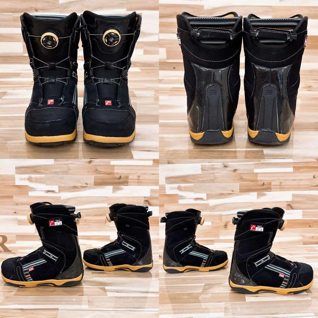 [Head] HEAD ZORA Snowboard Boots 23.0 Black x Green