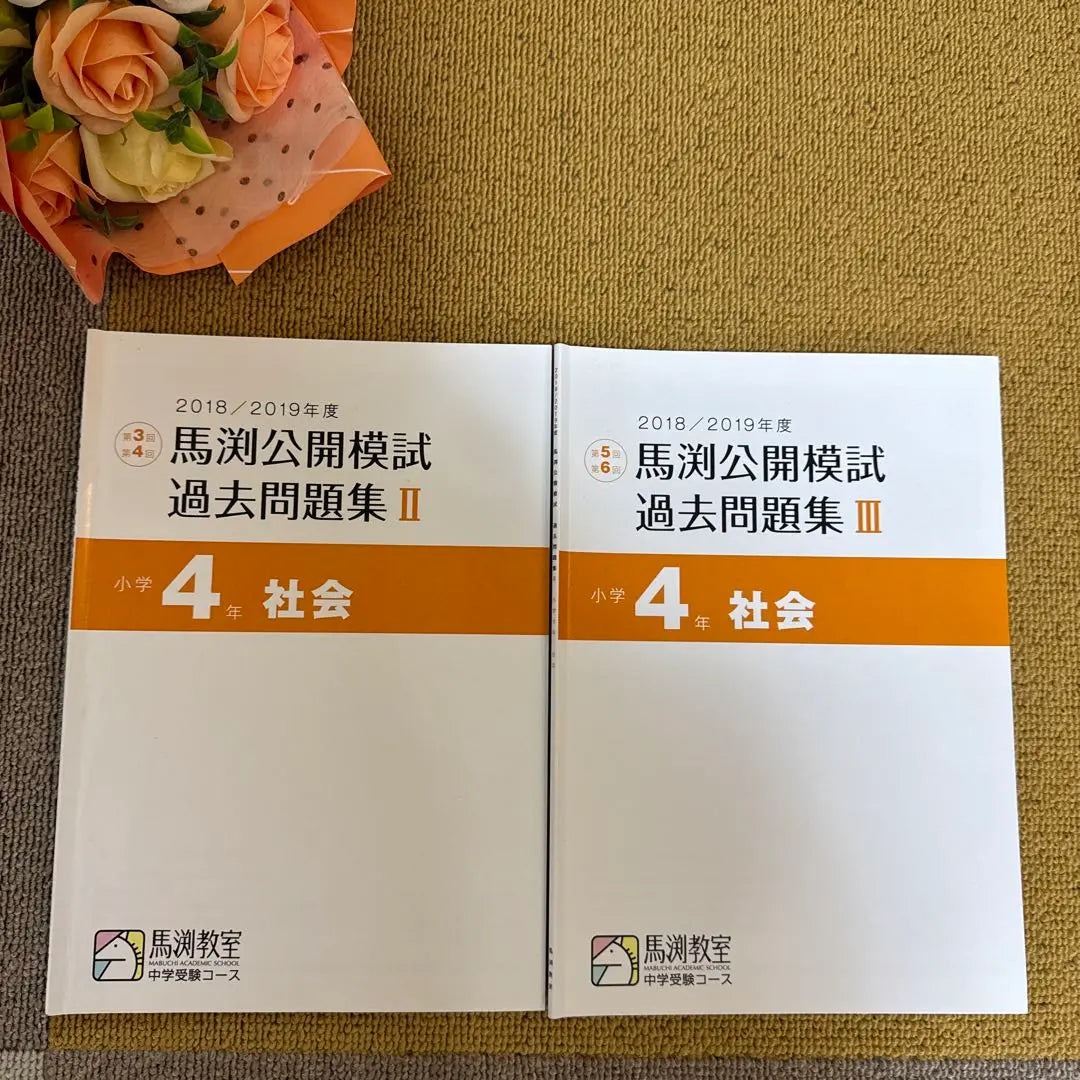 Sociedad de Sociedad de Examen Público Small 4 Mabuchi 2018/2019 3.º a 6.º | 小4馬渕公開模試 社会 過去問題集 2018/2019年度 第３回〜第6回