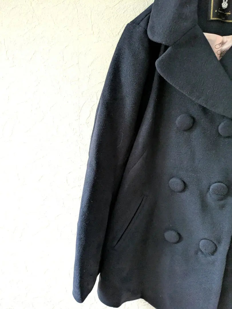 Unused/Tag included franche lippe black coat outerwear navy