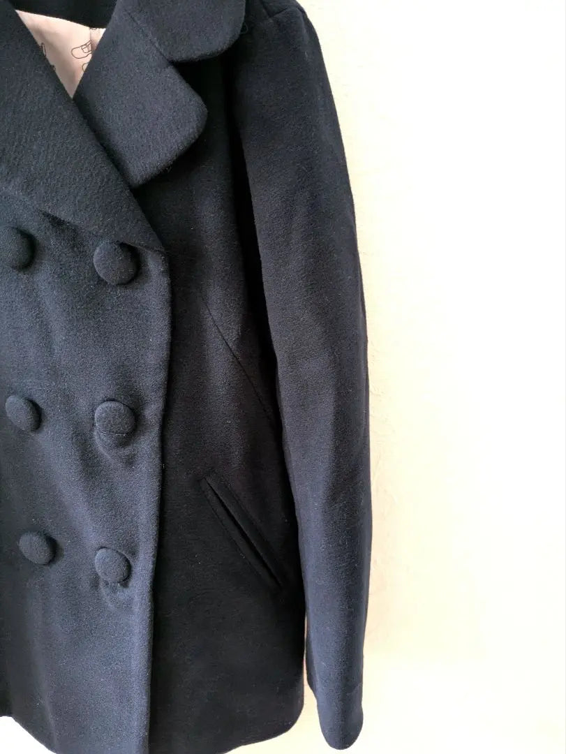 Unused/Tag included franche lippe black coat outerwear navy